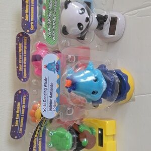 Six Solar Dancing Animal Toy Set  Multicolor